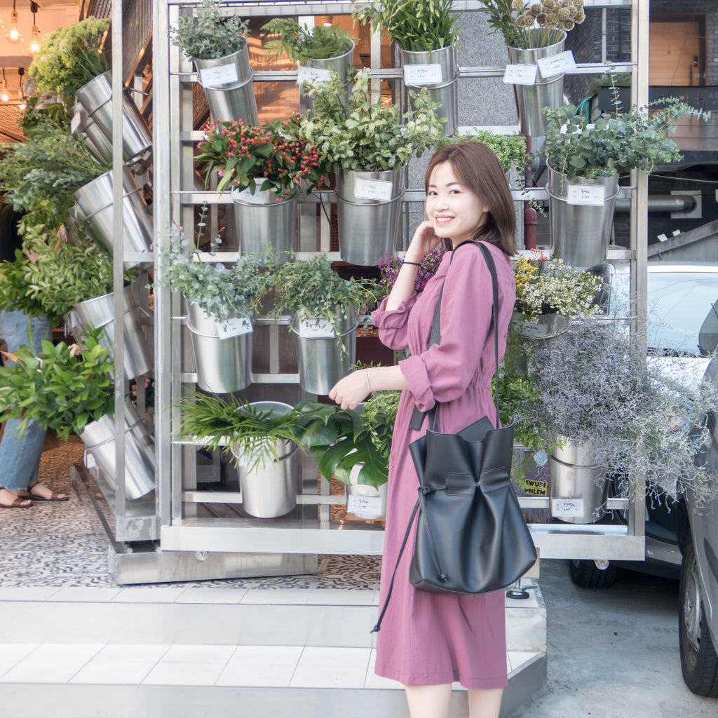 reach love 束口皮感大袋, Bag/ BG8040