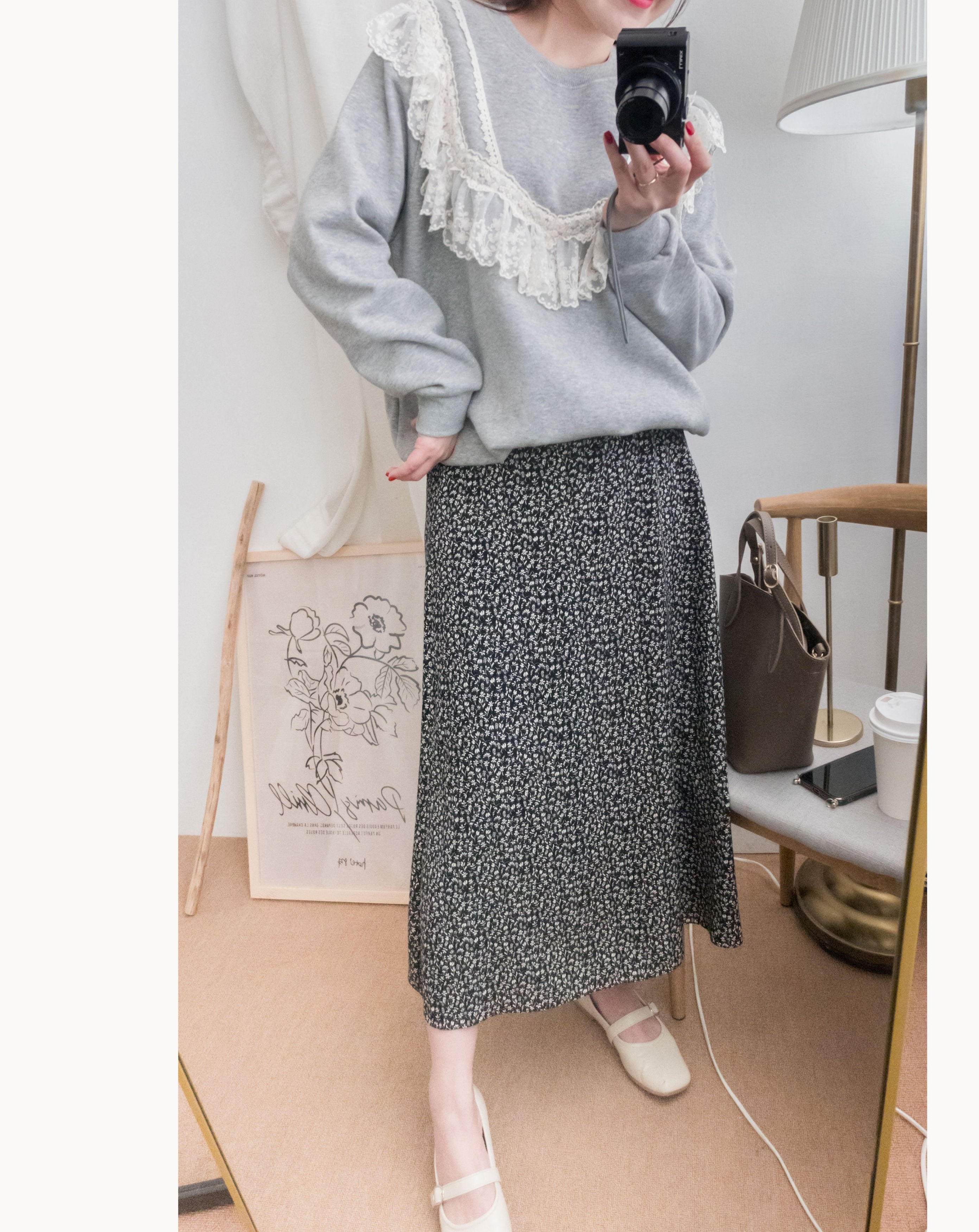 Victoria 淺灰維多利亞流星紗層衛衣, Hoodie/ TP8708