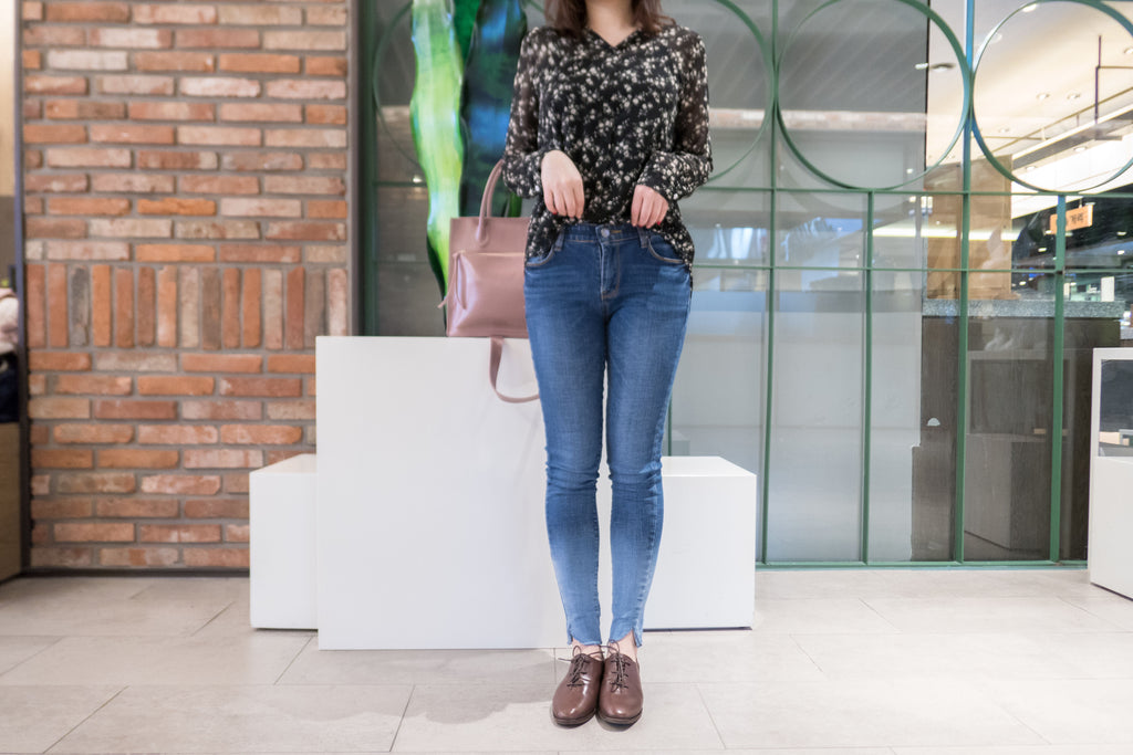 leather oxford 啡色牛皮經典牛津鞋, Shoes/ SH8053