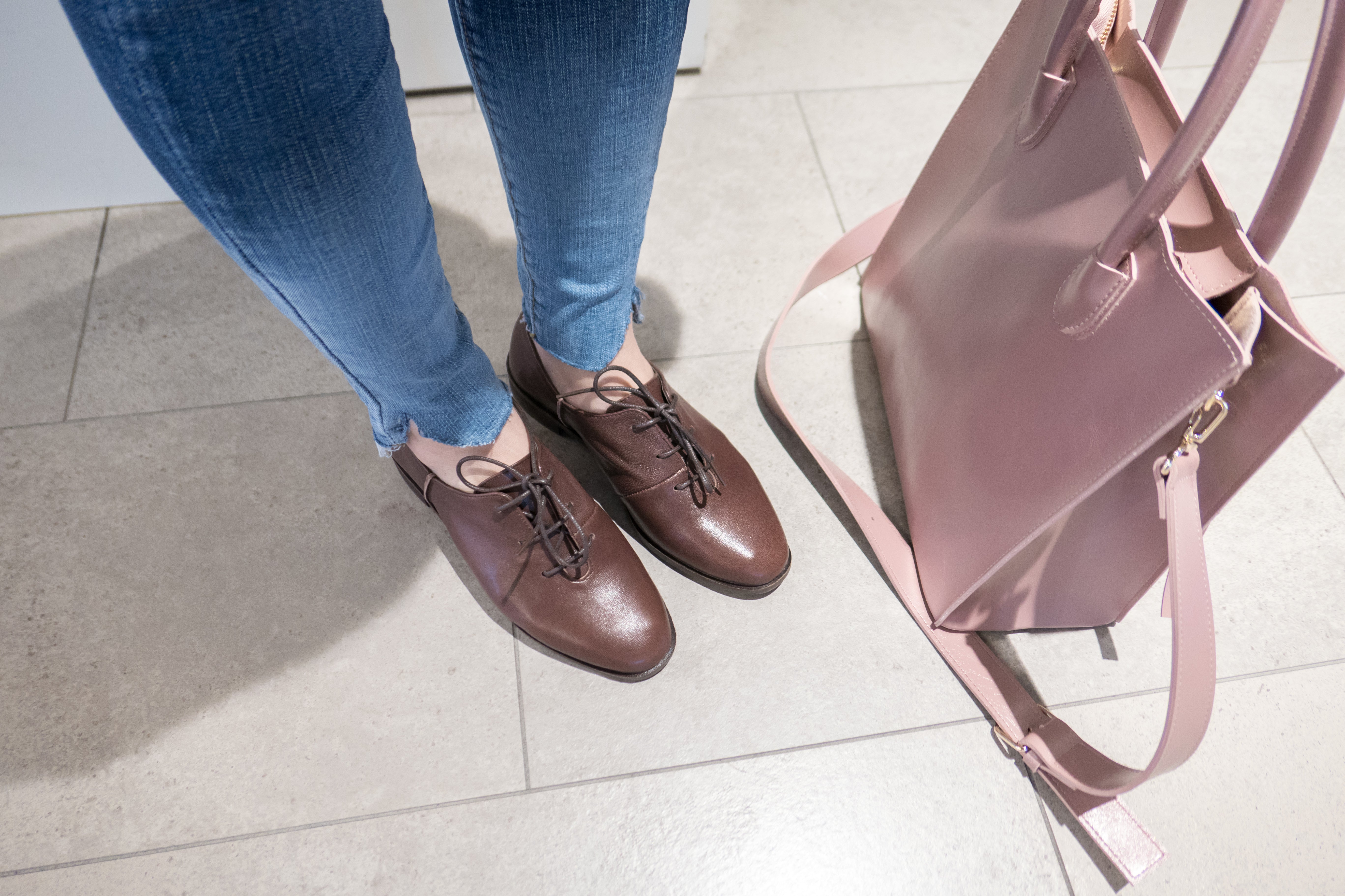 leather oxford 啡色牛皮經典牛津鞋, Shoes/ SH8053