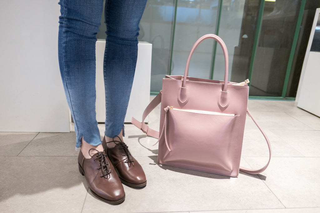 leather oxford 啡色牛皮經典牛津鞋, Shoes/ SH8053