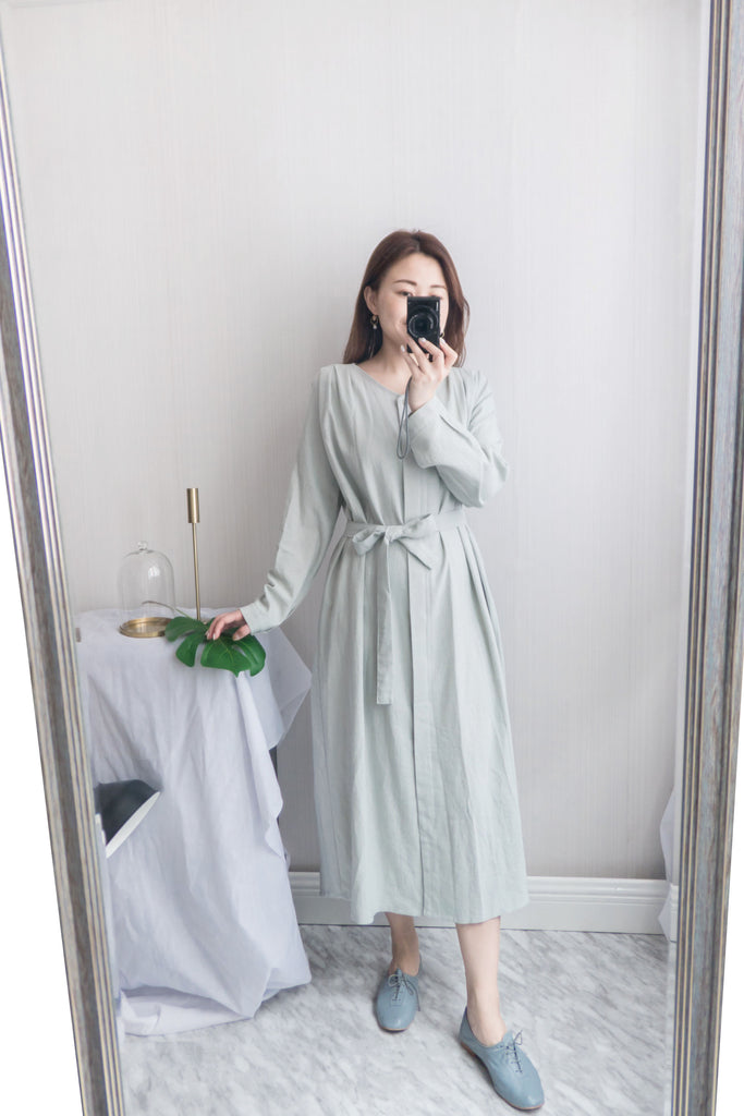 I Want it 天藍羊皮slim-cut休閒鞋, Shoes/ SH8054