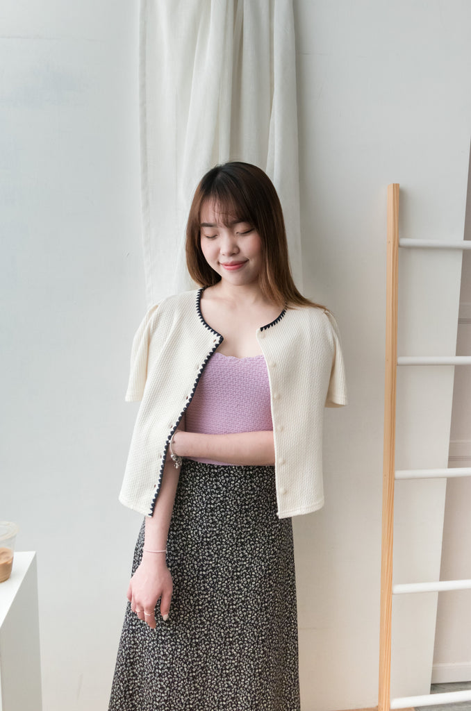 Embroidery 細緻織紋包鬼祟肉吊帶背心, Vest/ TP8754 (plum sold out)