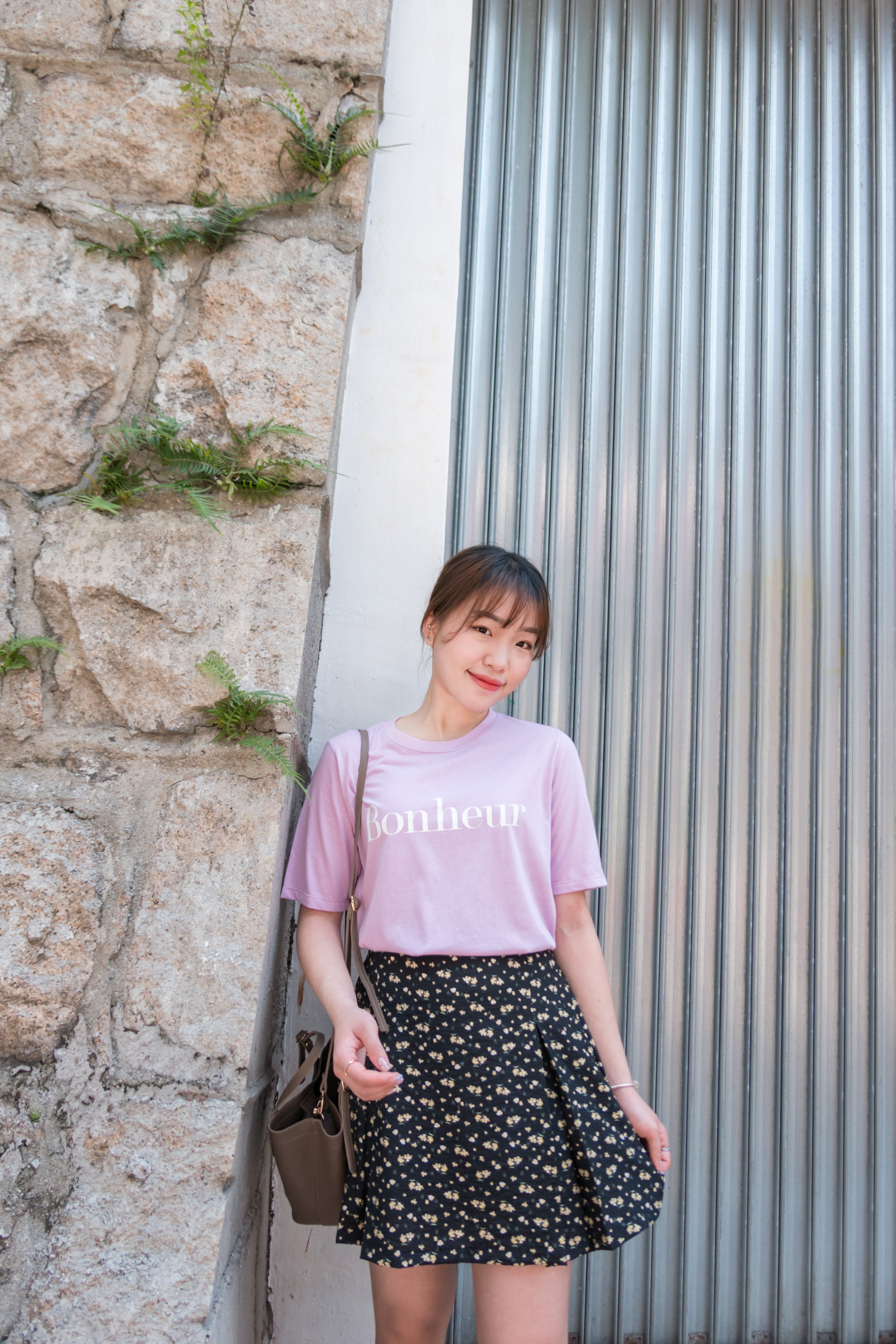Sea Flower 水彩小碎花車褶顯瘦散形裙褲, Skirt Pants/ SK8596 (white sold out)