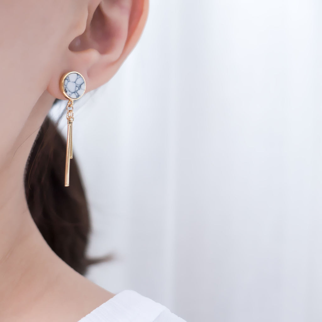 Marble Drop Bar, Earrings/ ER8252