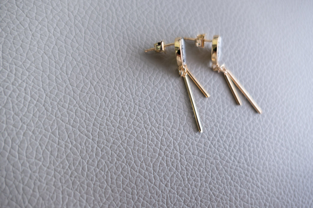 Marble Drop Bar, Earrings/ ER8252
