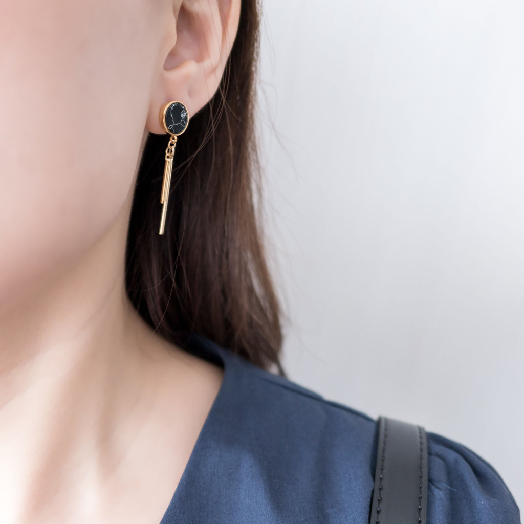 Marble Drop Bar, Earrings/ ER8252