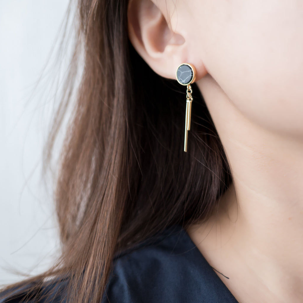 Marble Drop Bar, Earrings/ ER8252