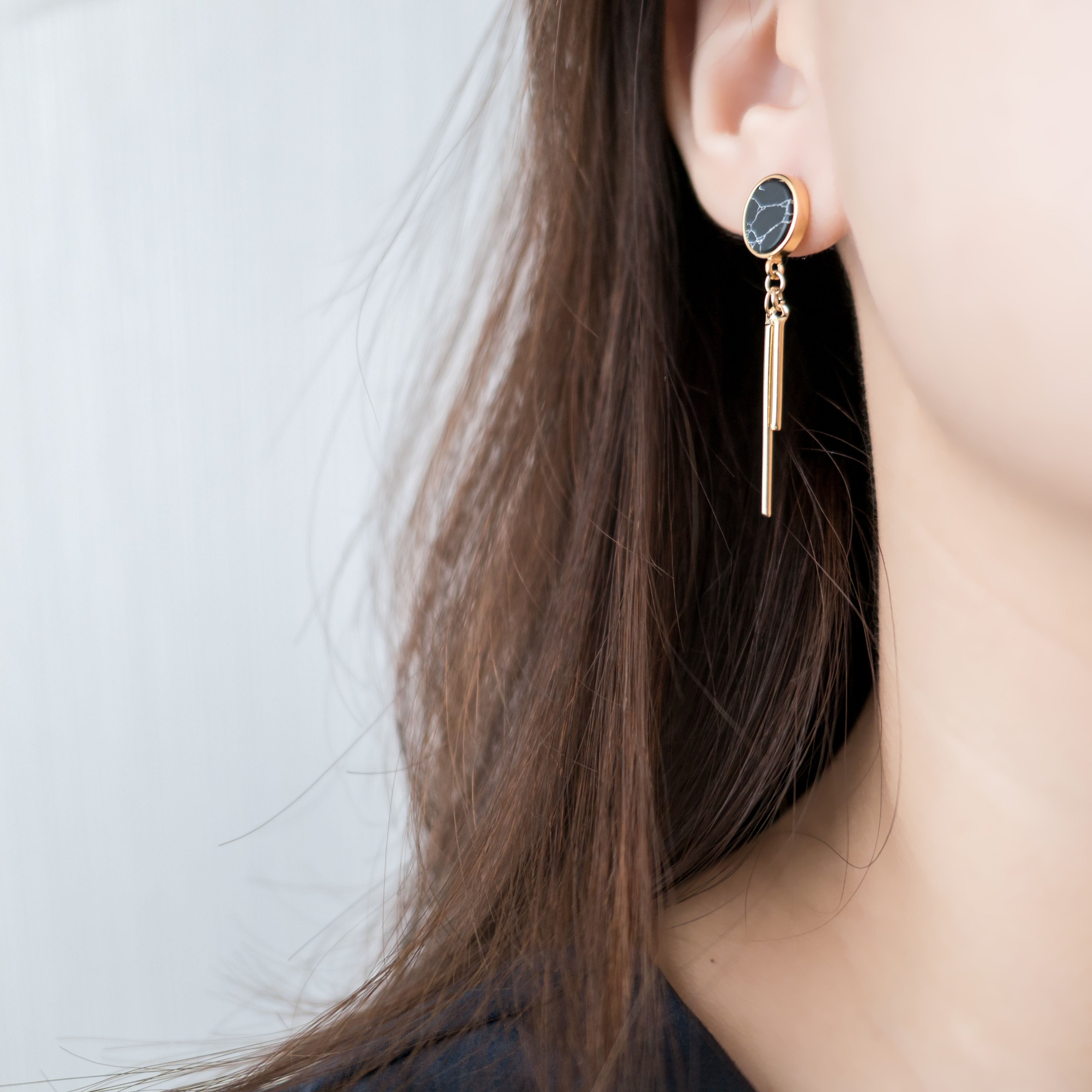Marble Drop Bar, Earrings/ ER8252
