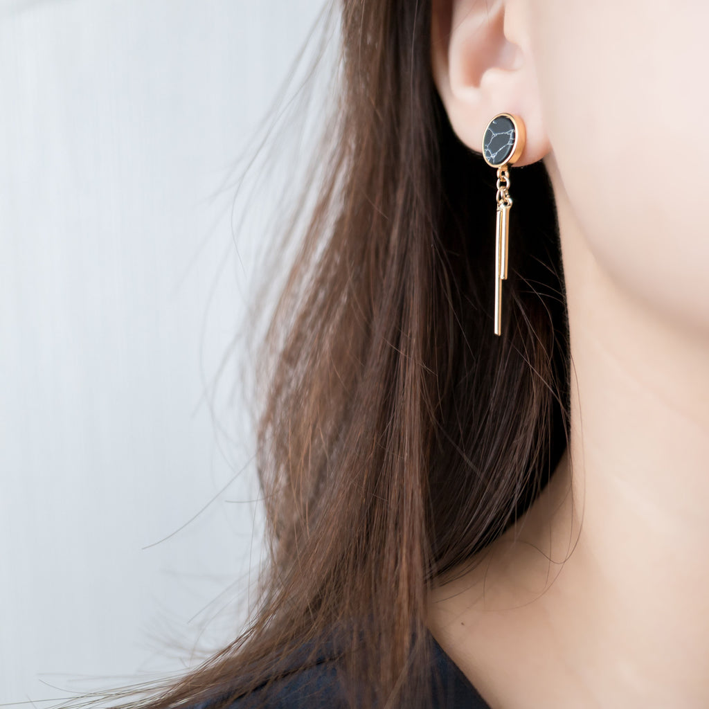 Marble Drop Bar, Earrings/ ER8252