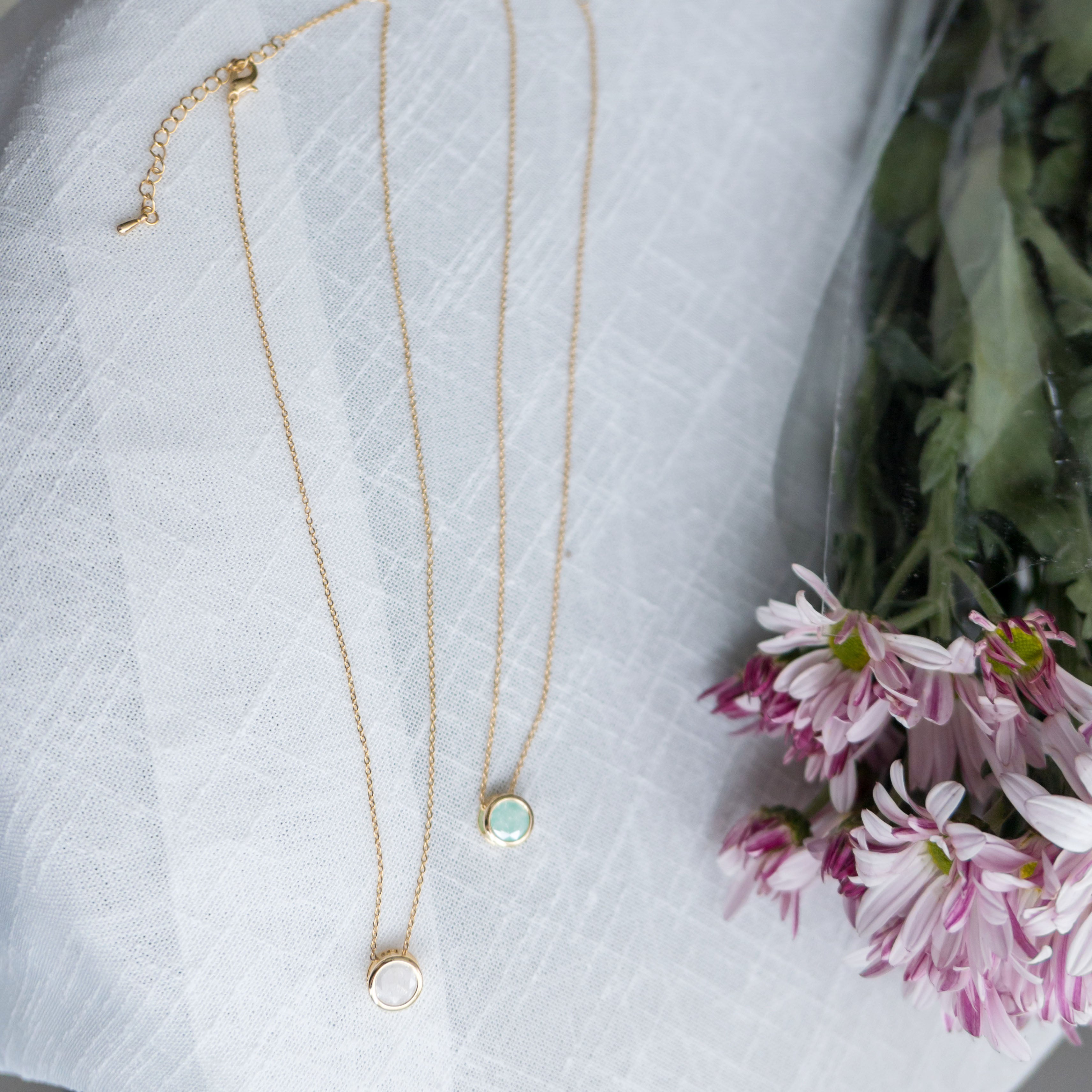 Rolling GemStone, Necklace/ NL8124