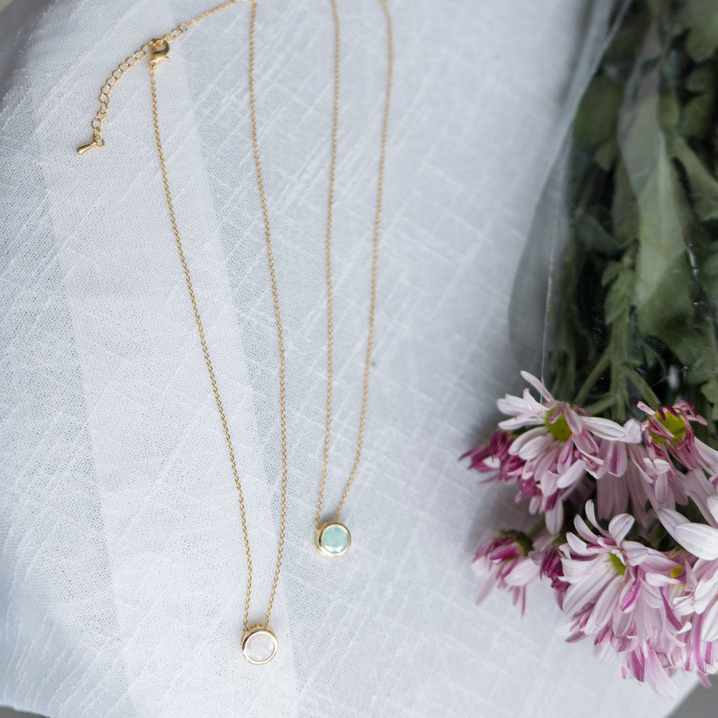 Rolling GemStone, Necklace/ NL8124
