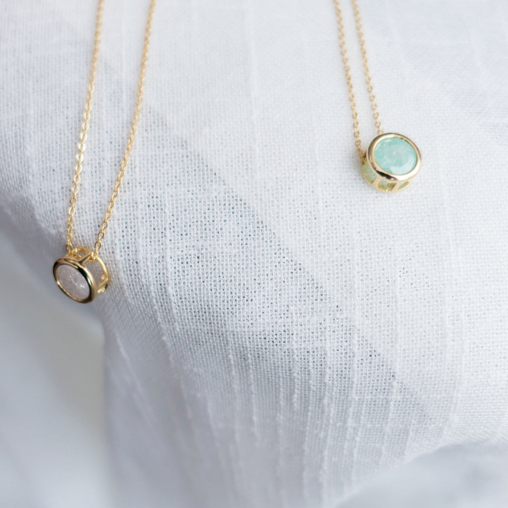 Rolling GemStone, Necklace/ NL8124