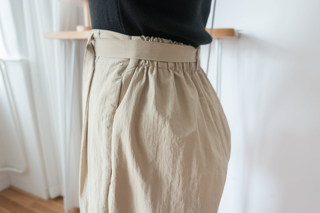 Square Belt 方形腰帶超闊褲管蘿蔔褲, Carrot Pants/ PT8344