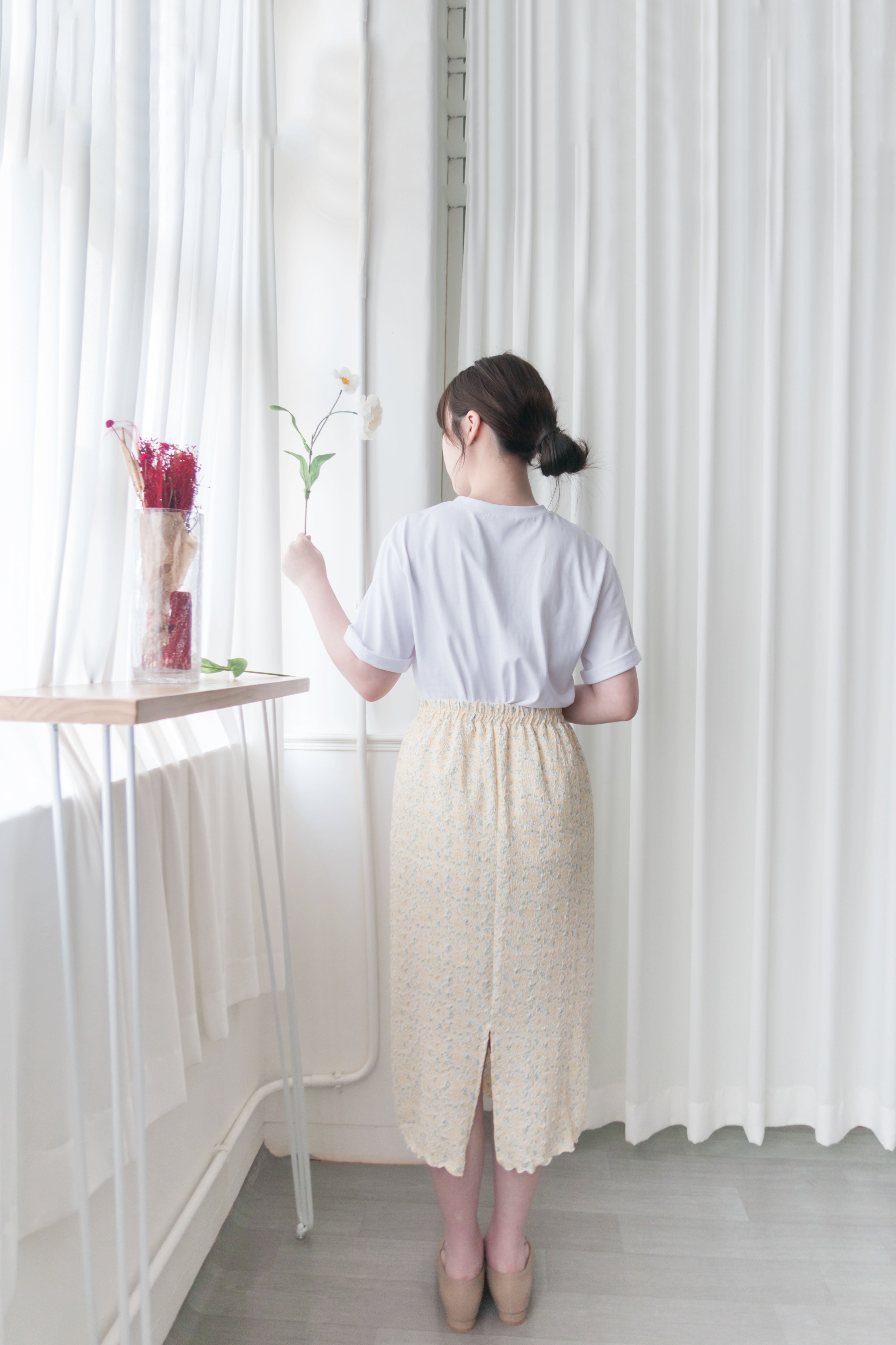 Moon Bathing 浪漫詩句文字,Tee/ TP8776 (honeydew sold out)