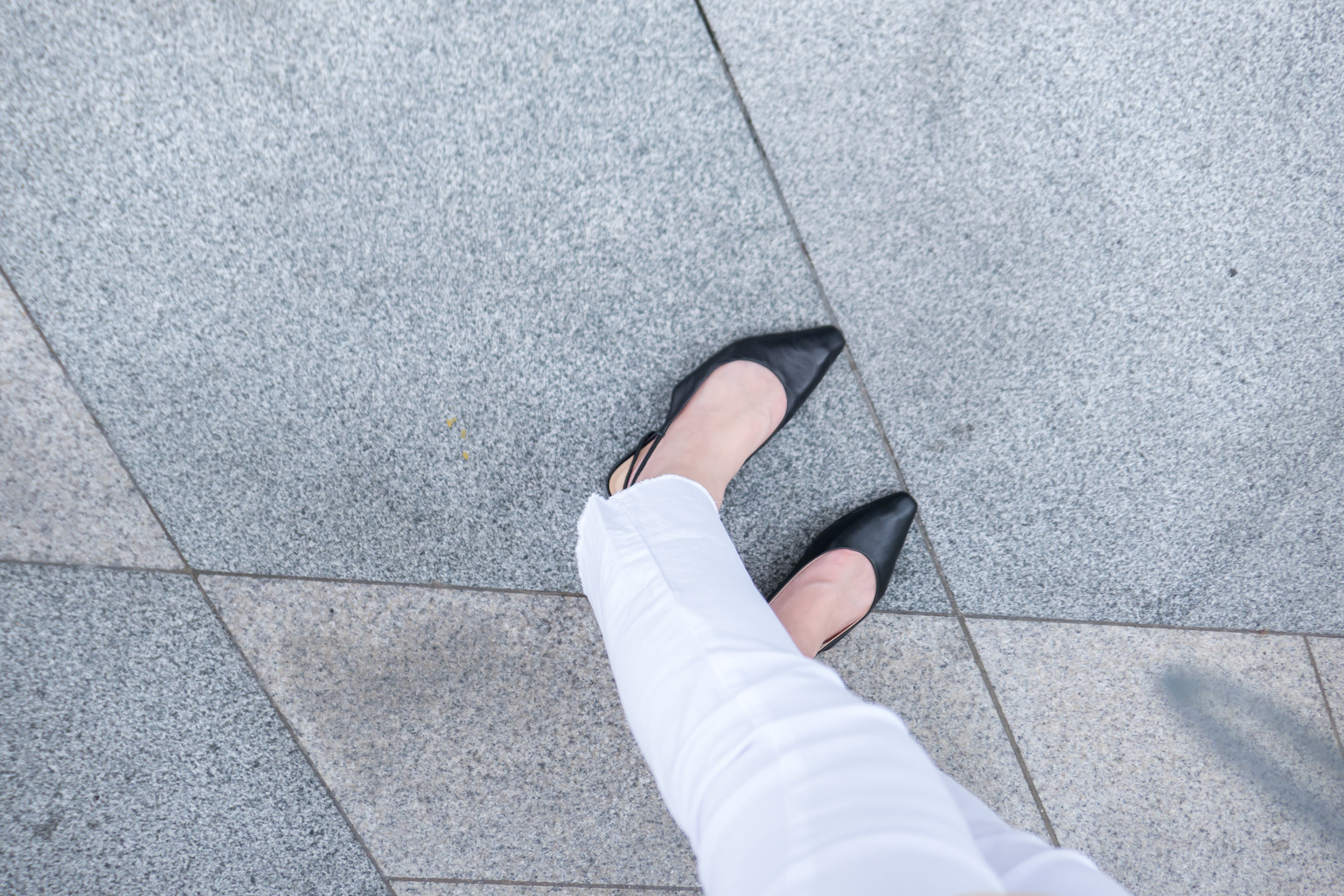 Flare Elastic 全條彈性百搭貼身小直腳, Pants/ PT8220 (WHITE S)