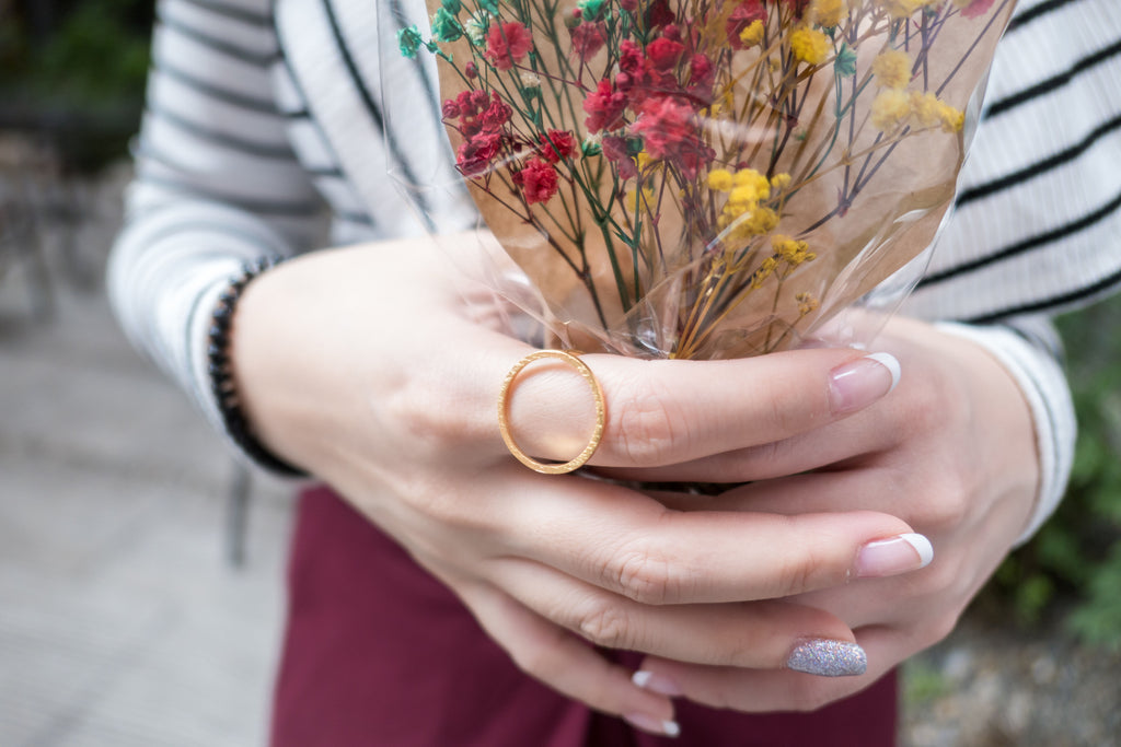 Gold Circle, Ring/ RN8055