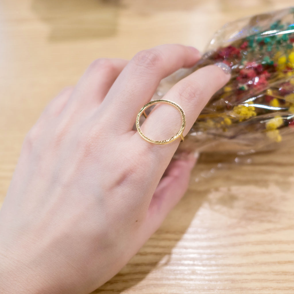 Gold Circle, Ring/ RN8055