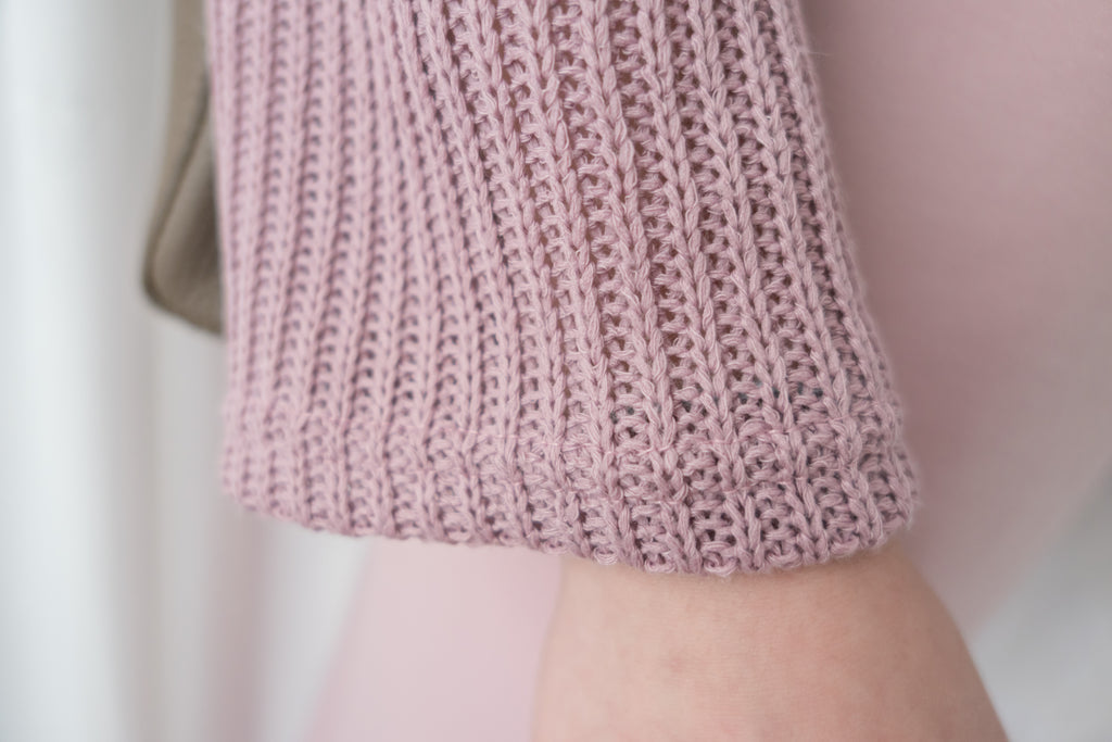 Cherish Knit 粉色短針織背心裙兩件套, SET/ DS9109