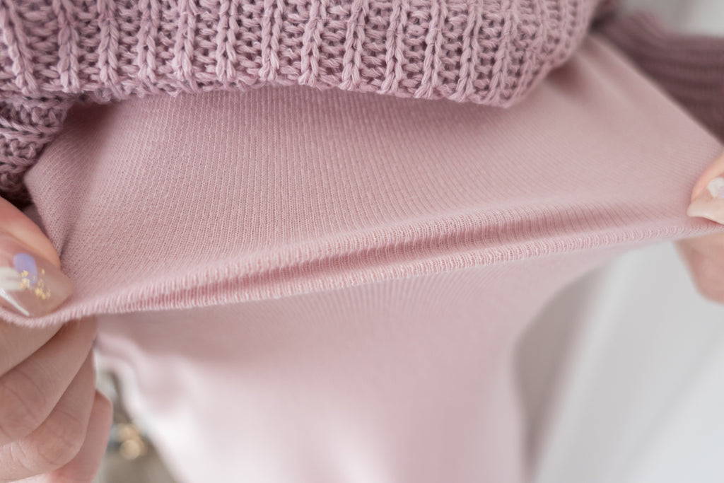 Cherish Knit 粉色短針織背心裙兩件套, SET/ DS9109