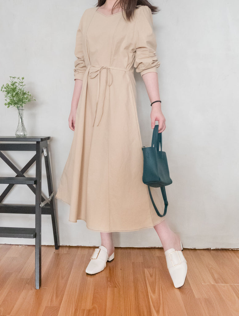 gold plug 白色金扣, Loafer mule/ SH8118