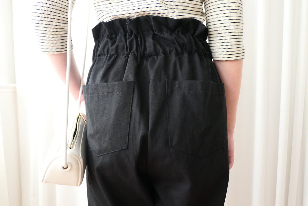 High Waist 設計感腰身高腰顯瘦闊鬆, Pants/ PT8354 (palevioletred soldout)