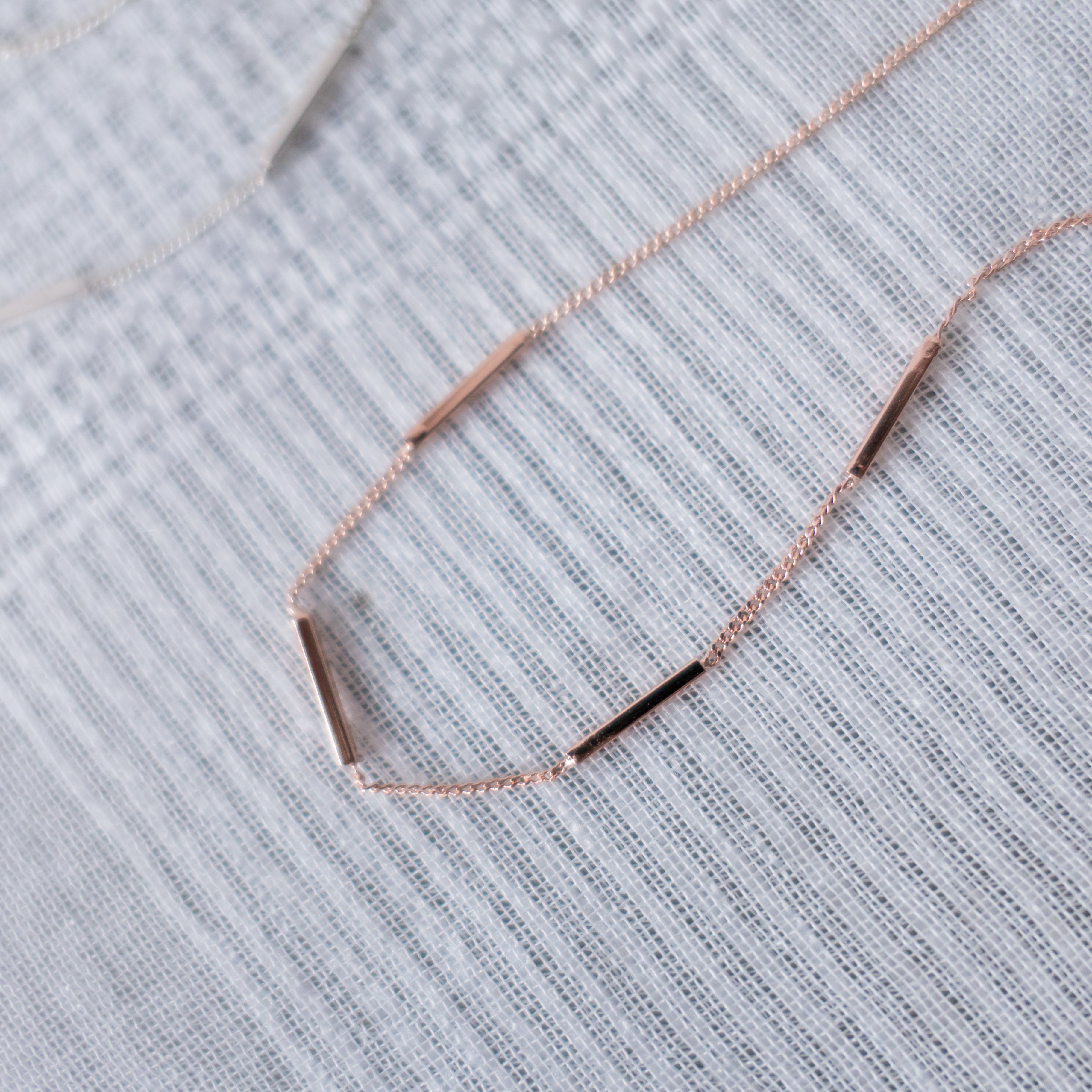 s925 Silver Bar, Necklace/ NL8101
