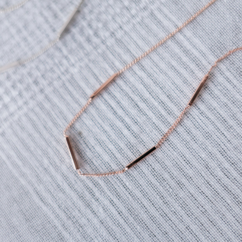 s925 Silver Bar, Necklace/ NL8101