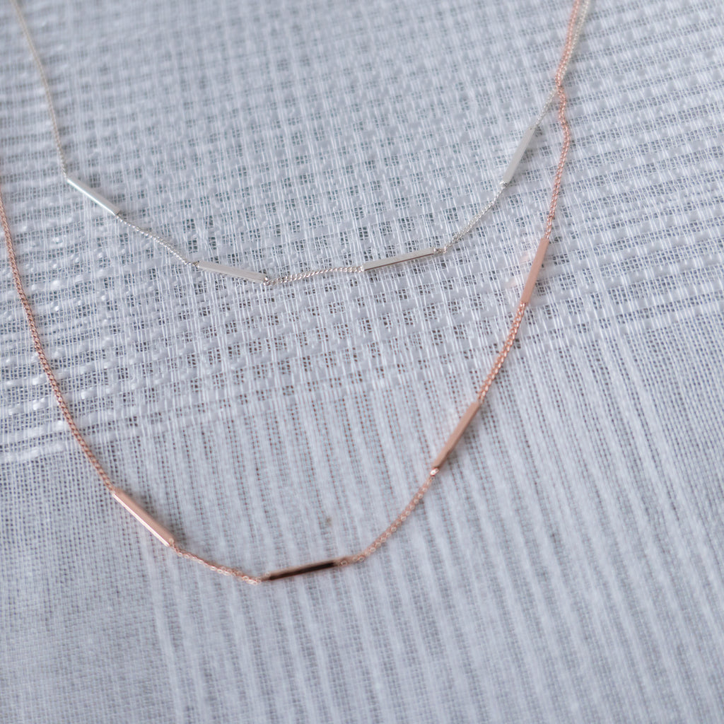 s925 Silver Bar, Necklace/ NL8101
