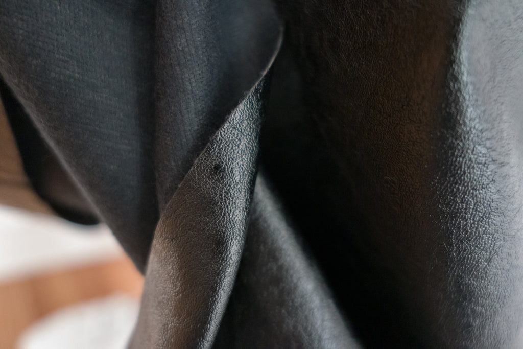 Faux Leather 簡約皮感雙口袋半身裙, Skirt/ SK8646