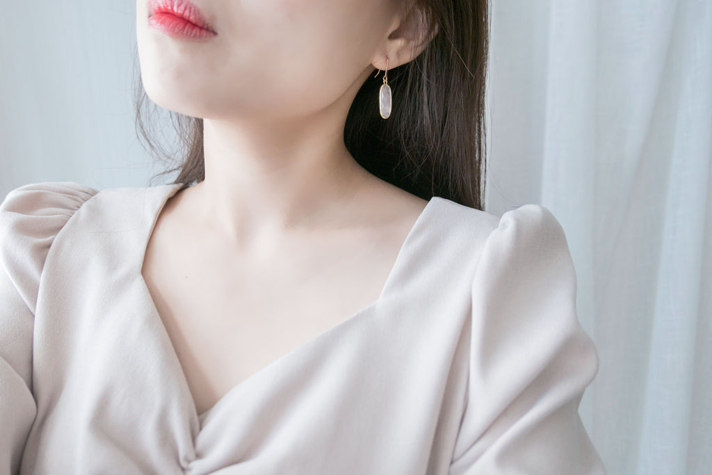 treasure crystal (babypink), Earrings/ ER8274