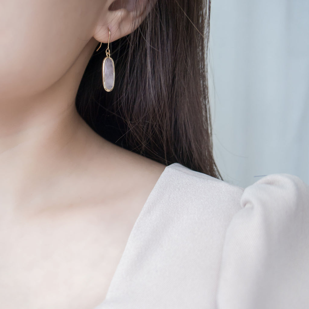 treasure crystal (babypink), Earrings/ ER8274
