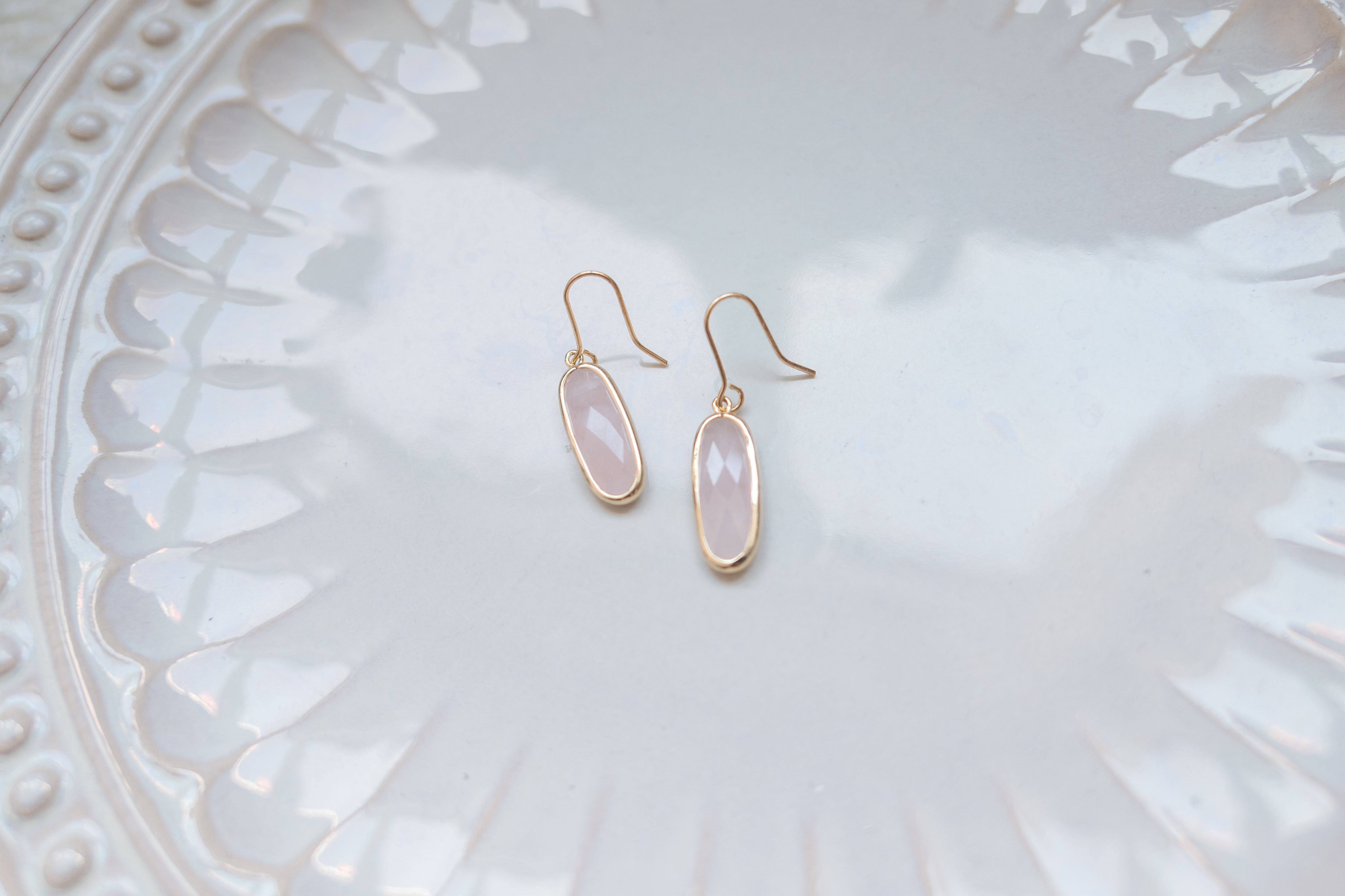 treasure crystal (babypink), Earrings/ ER8274