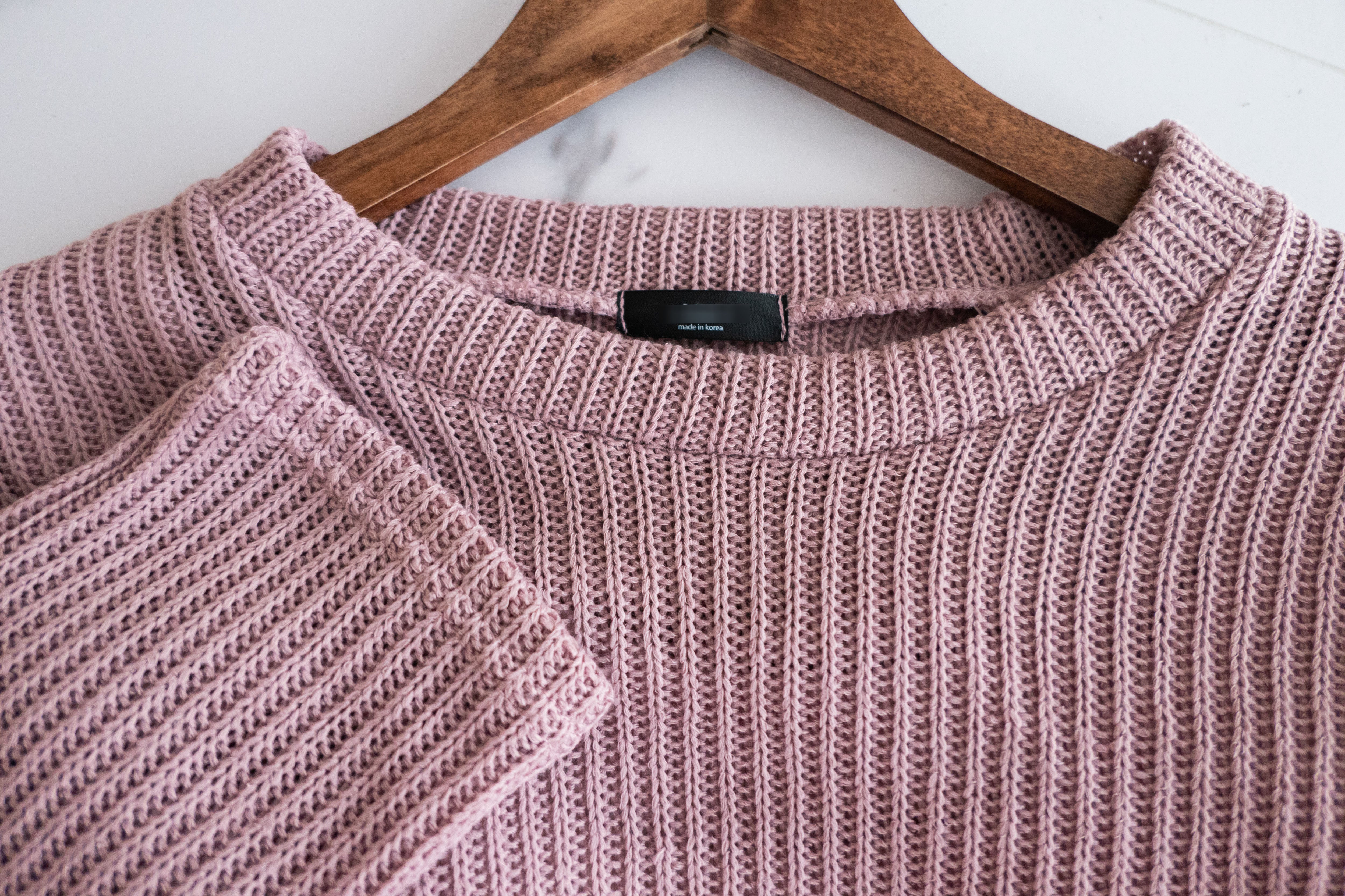 Cherish Knit 粉色短針織背心裙兩件套, SET/ DS9109