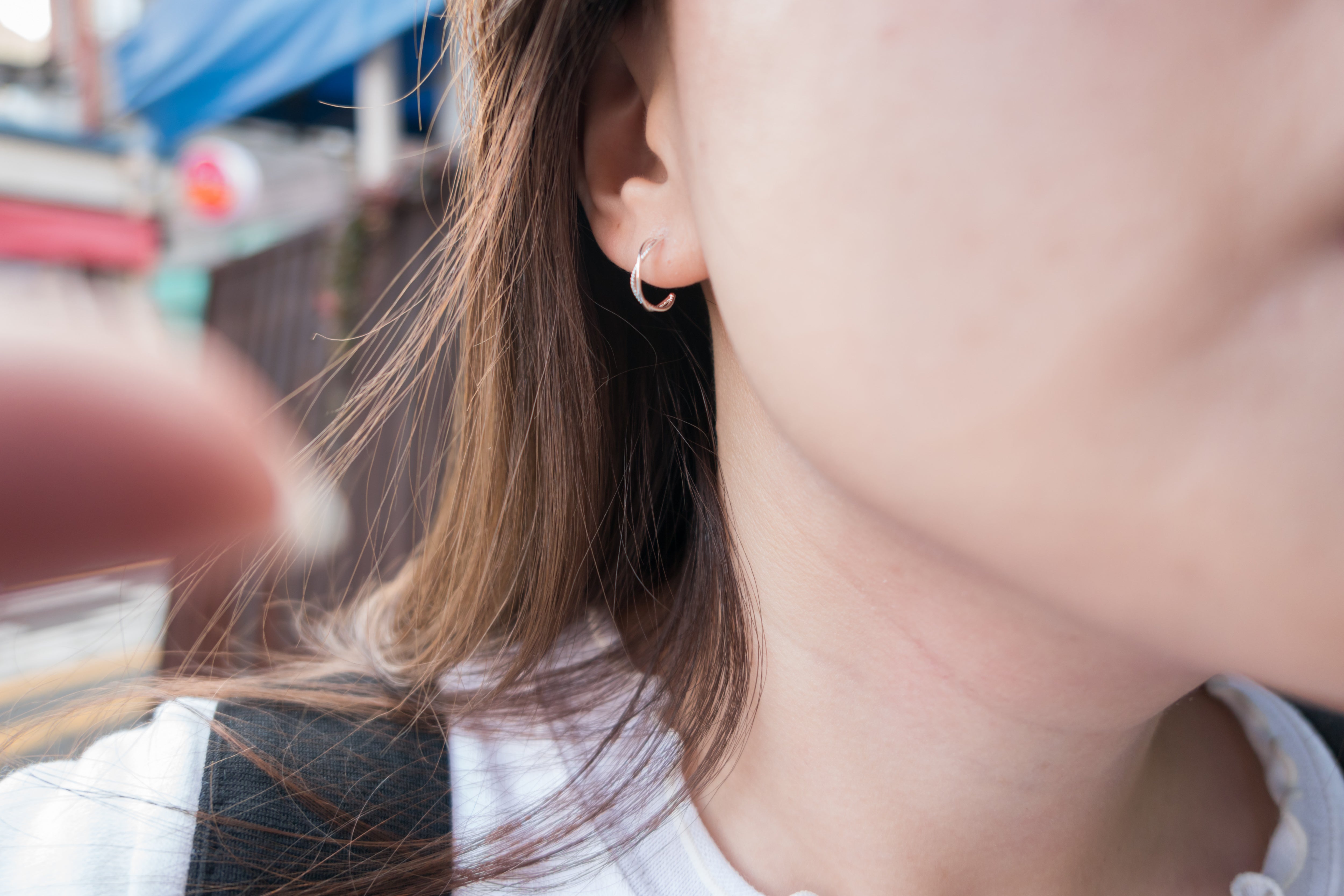 Silver-made ring, earrings/ ER8340