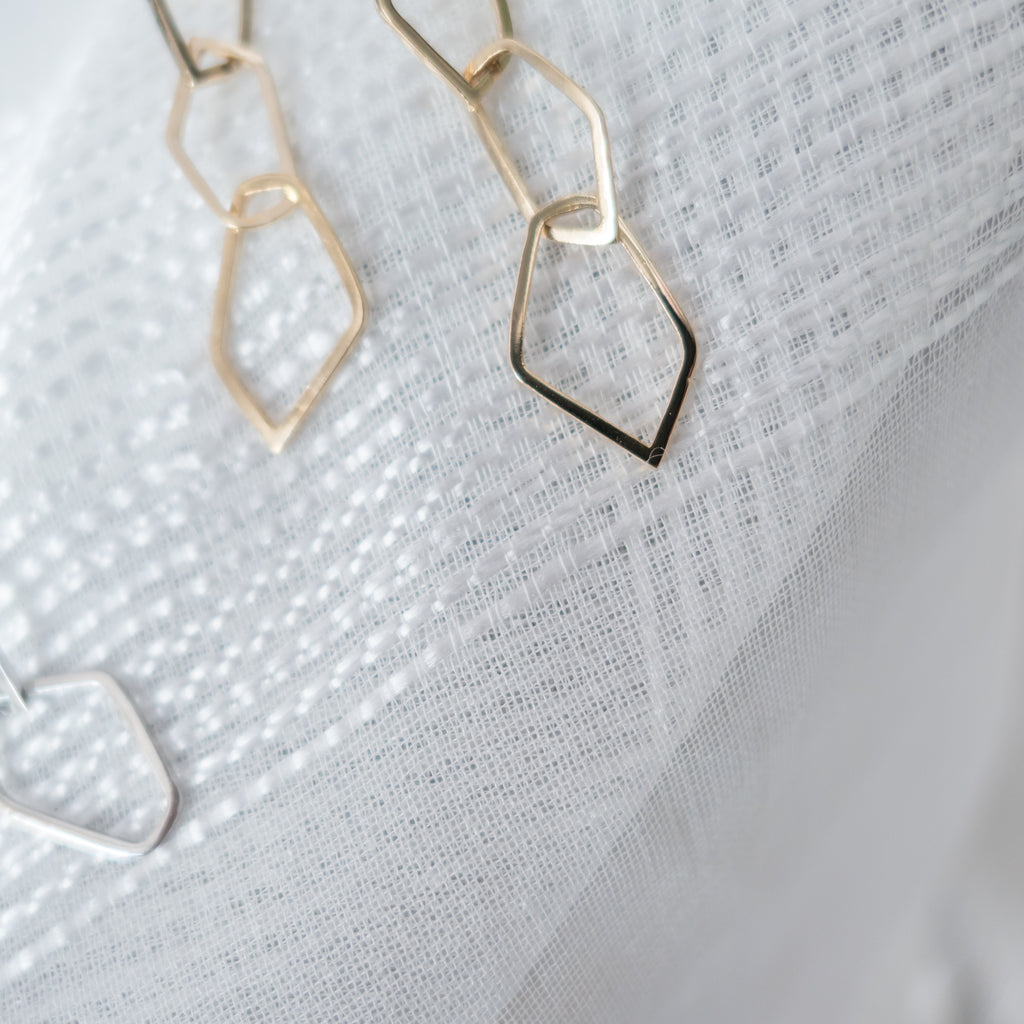 Silver made, loops earrings/ ER8276