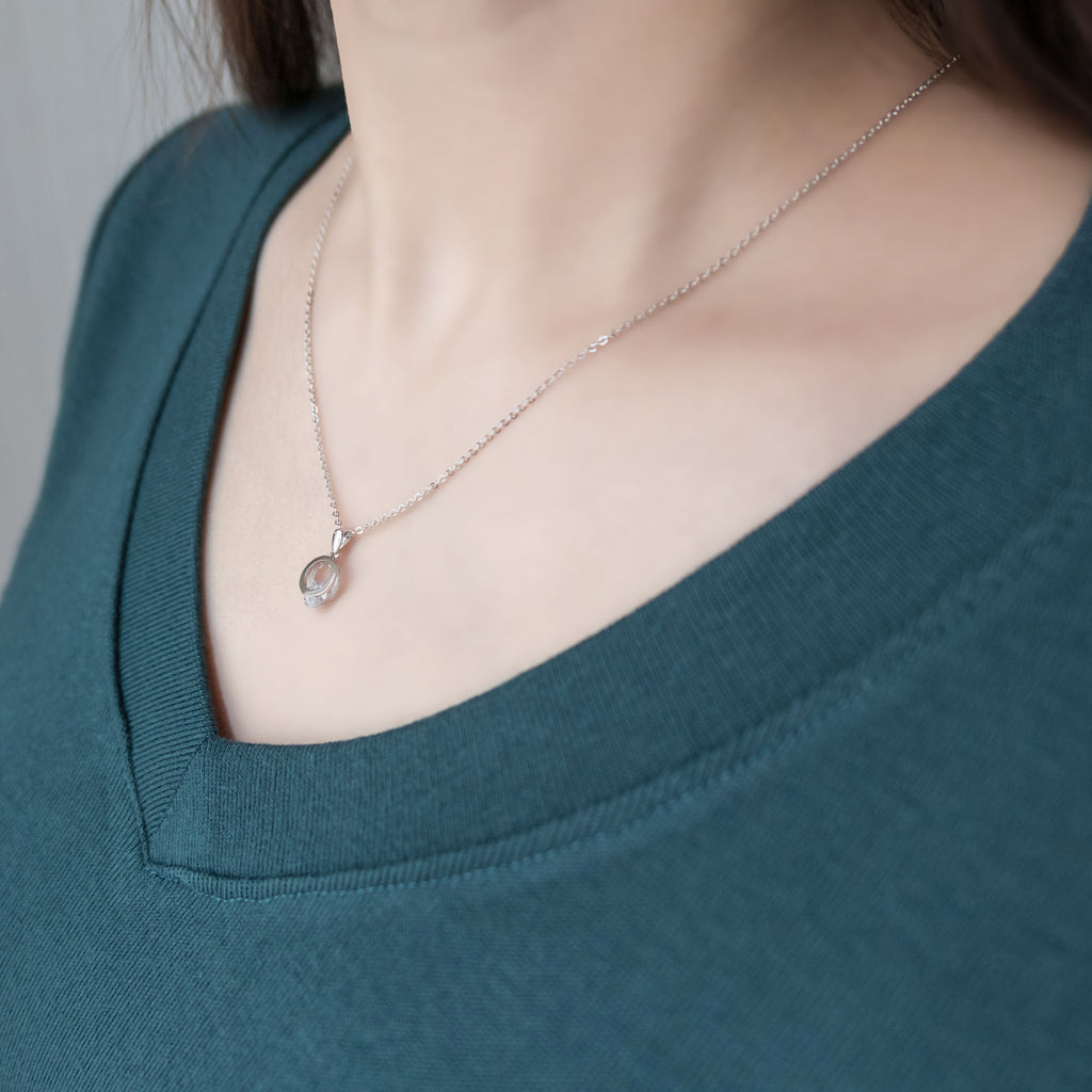 Crystal Clip, Necklace/ NL8137 (rosegold sold out)