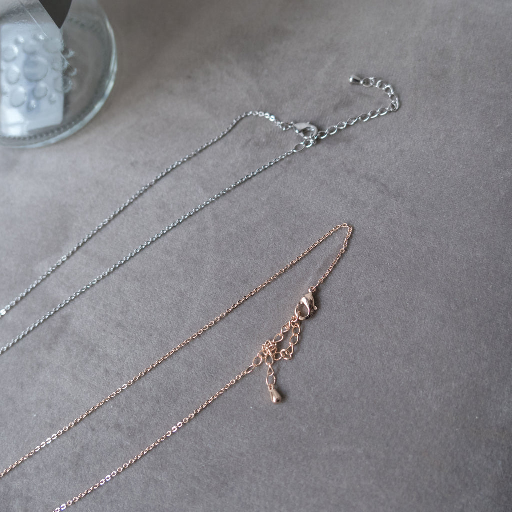 Crystal Clip, Necklace/ NL8137 (rosegold sold out)