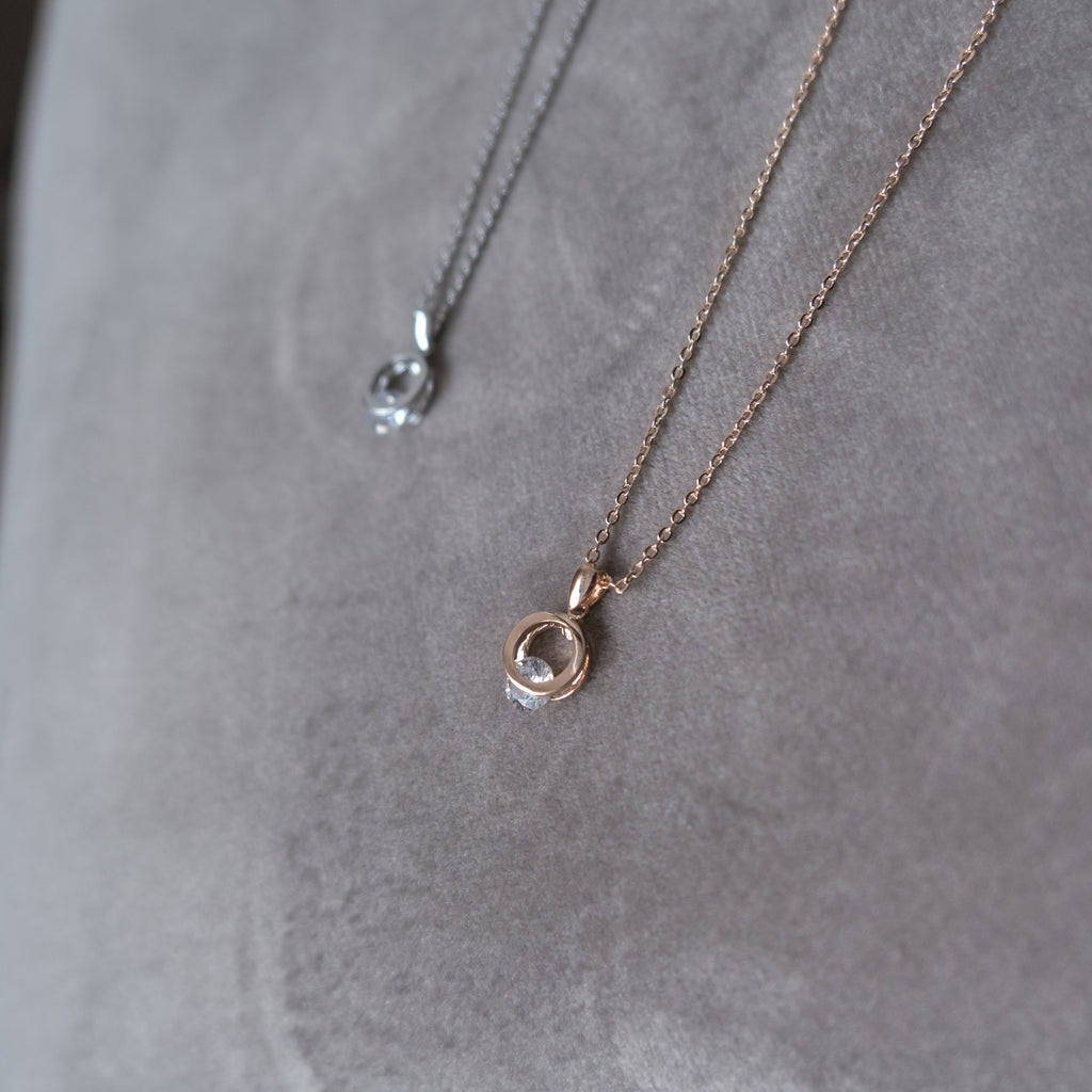 Crystal Clip, Necklace/ NL8137 (rosegold sold out)