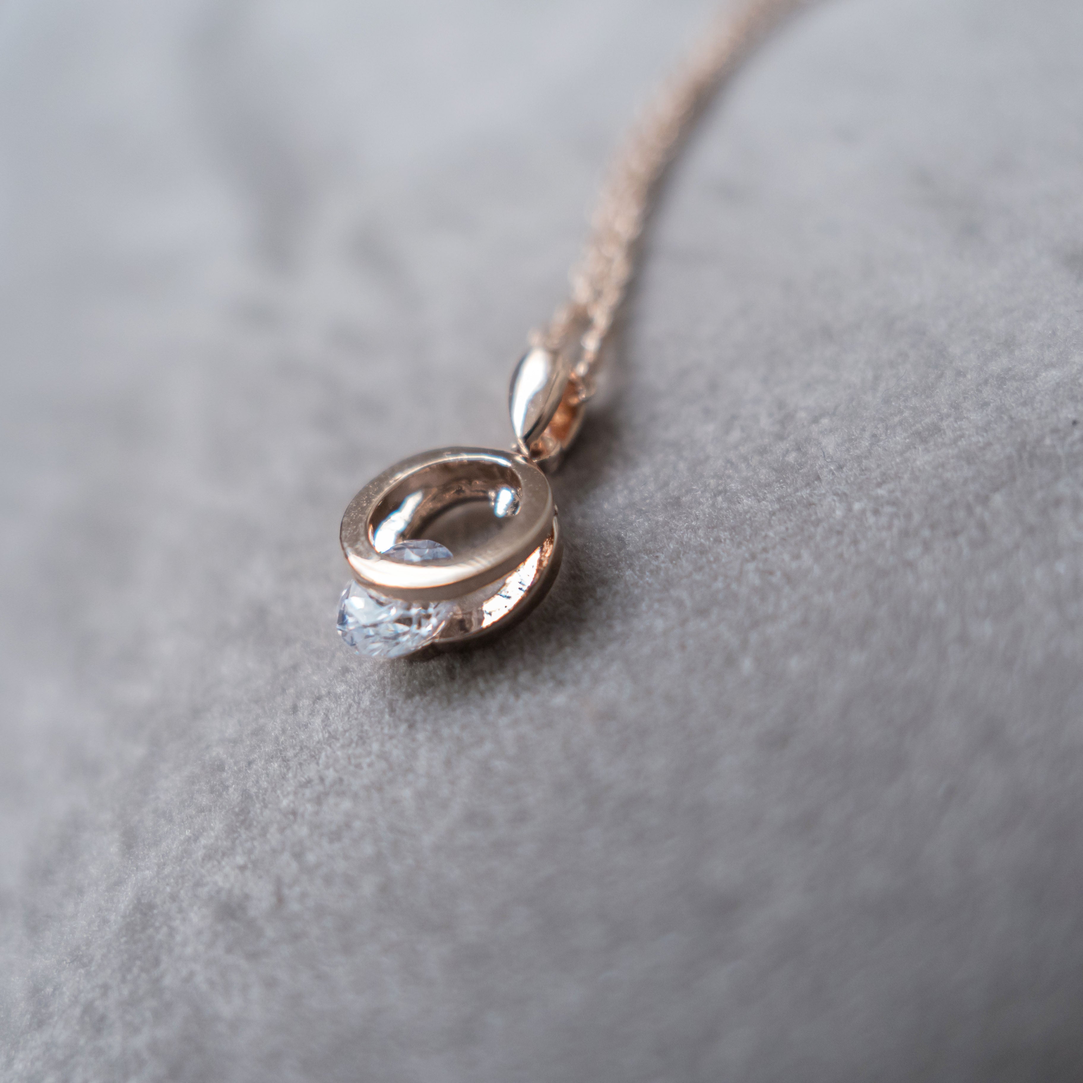 Crystal Clip, Necklace/ NL8137 (rosegold sold out)