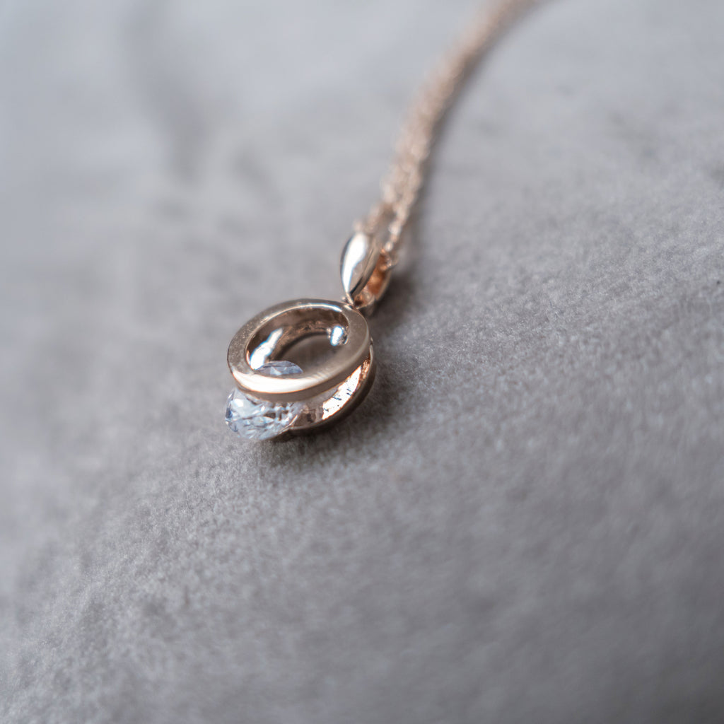 Crystal Clip, Necklace/ NL8137 (rosegold sold out)
