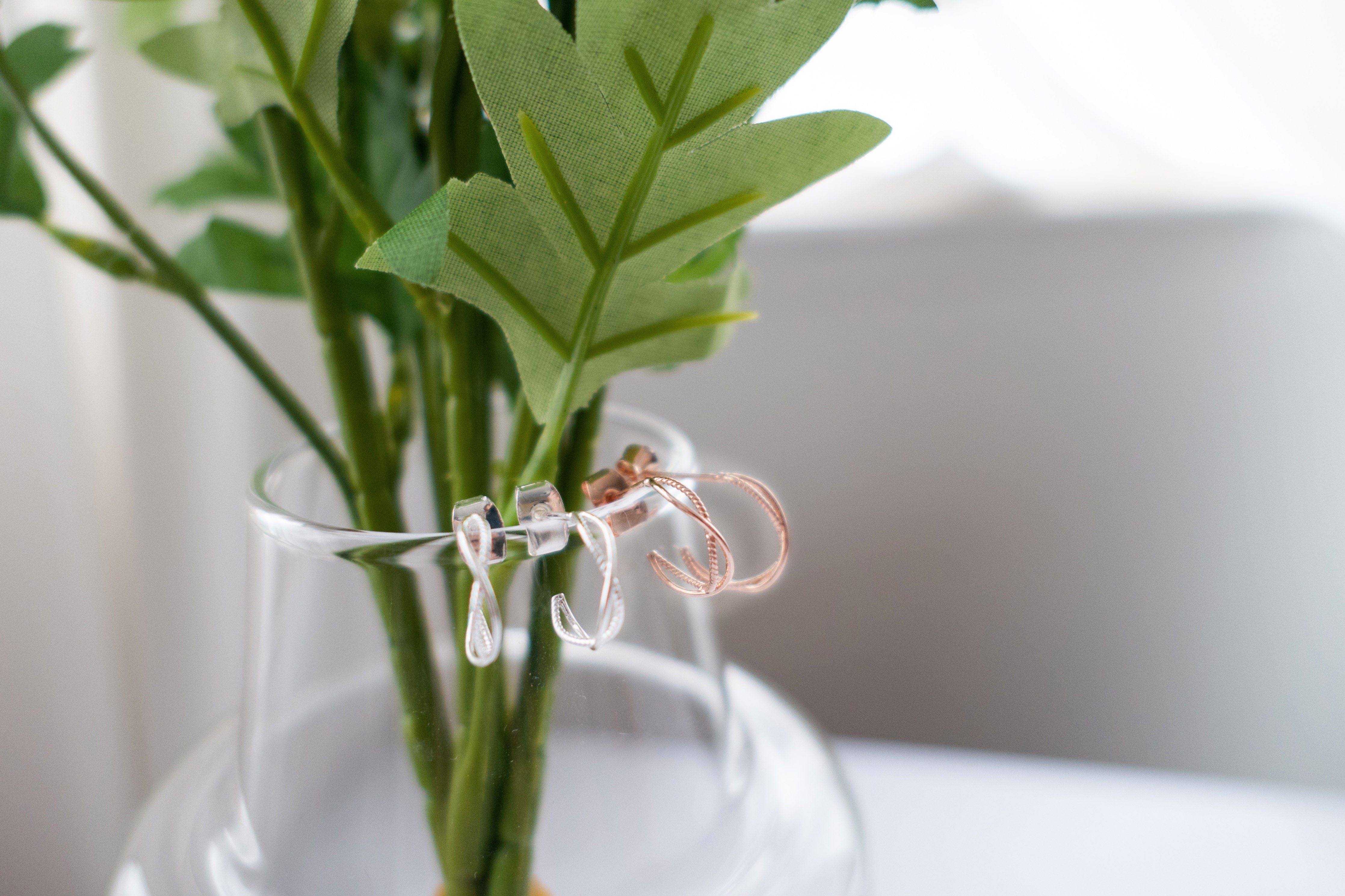 Silver-made ring, earrings/ ER8340