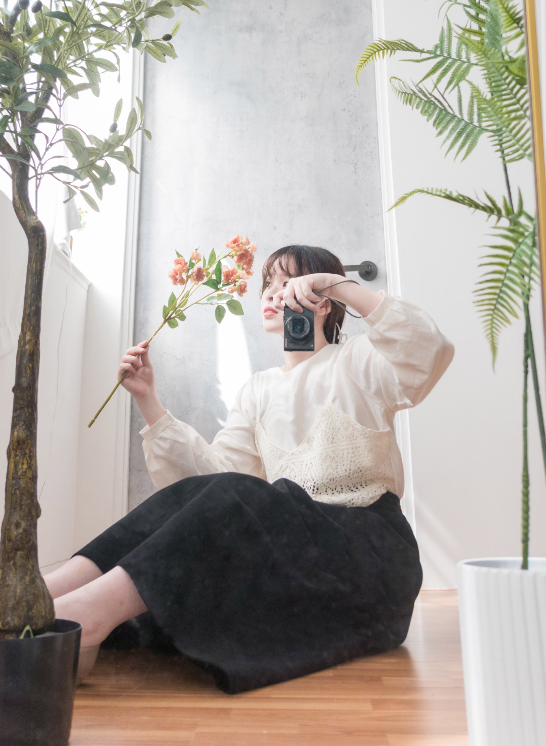 Lace Vest 細緻通花背心假兩件, Blouse/ BU8880