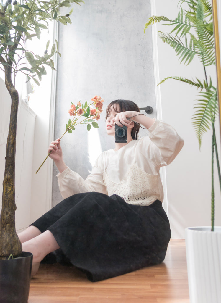 Lace Vest 細緻通花背心假兩件, Blouse/ BU8880
