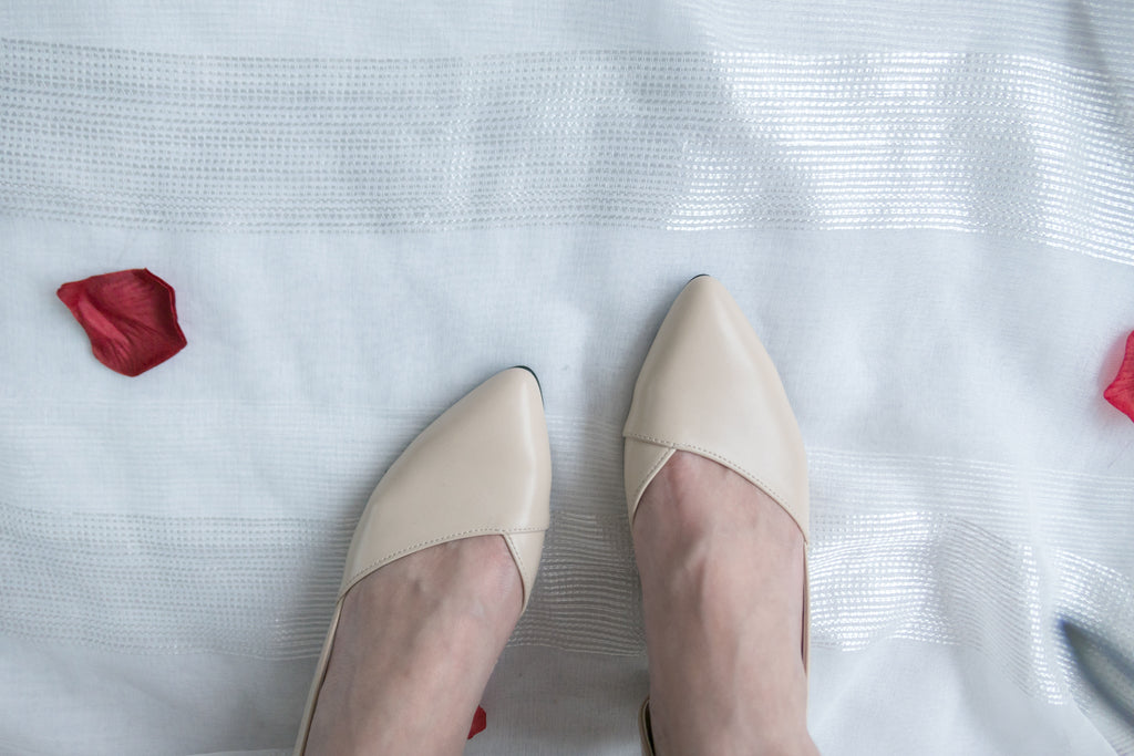 疊式不規則尖頭鞋, Heels/ SH8078