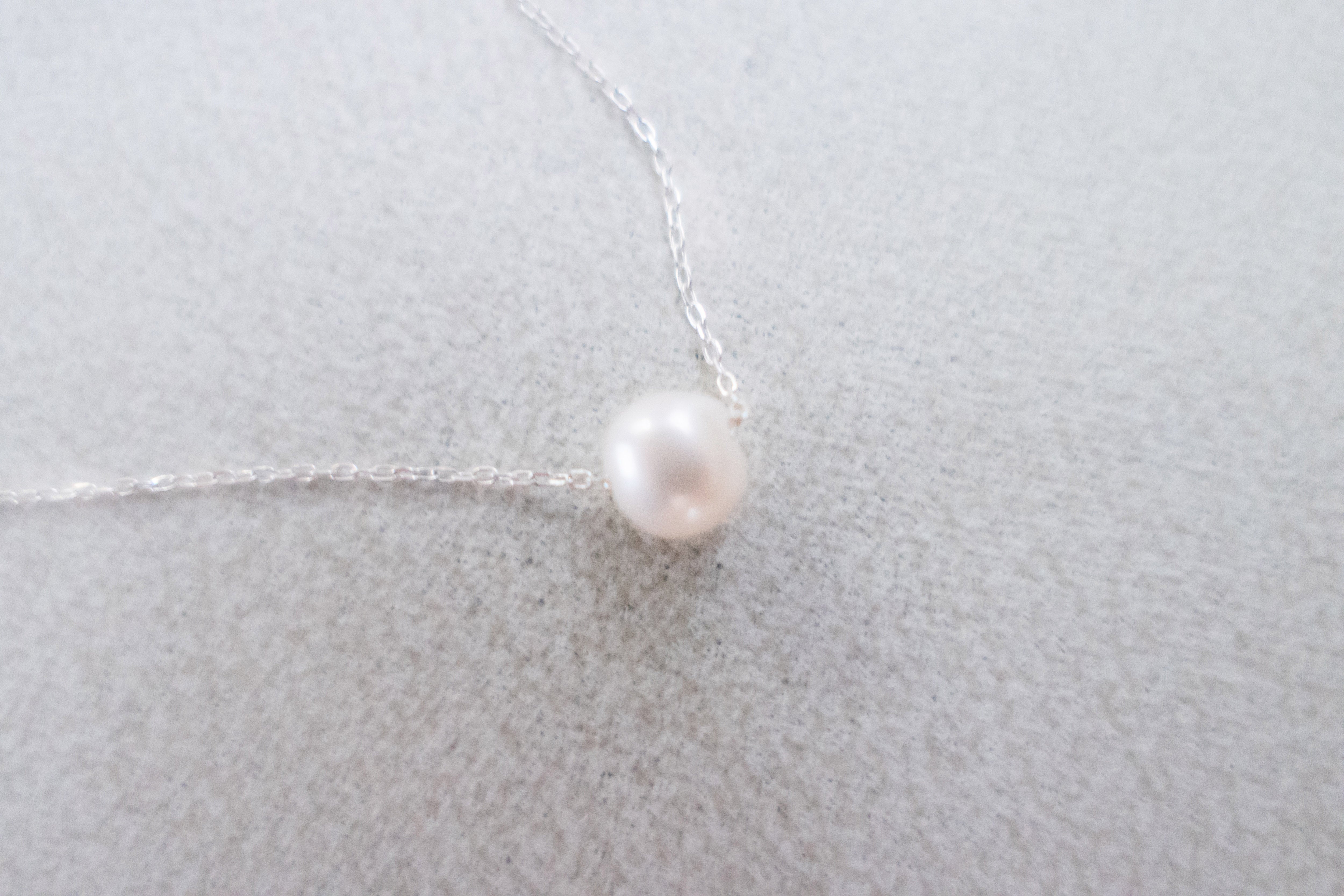 Silver made Real Pearl, Necklace/ NL8146 (silver sold out)