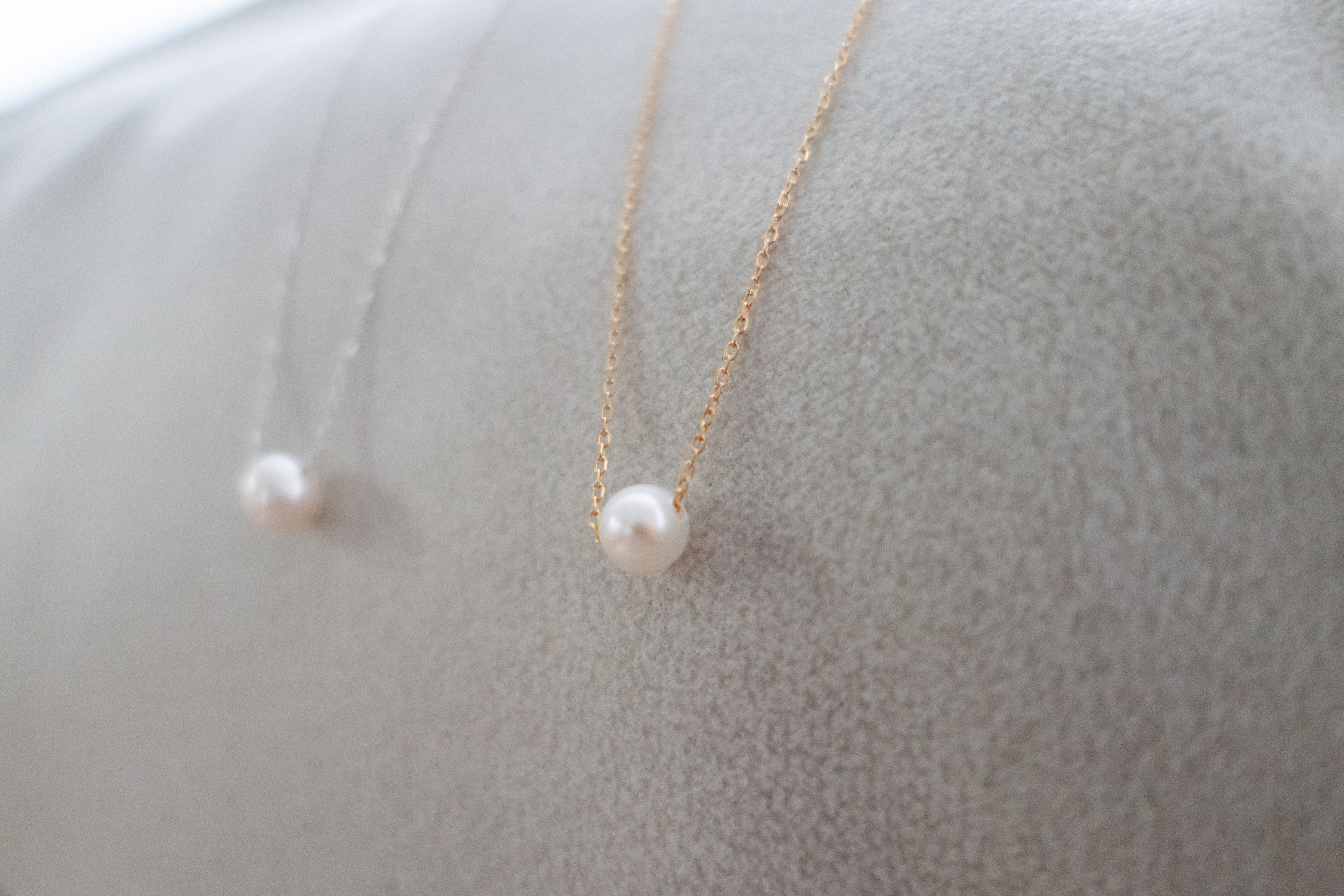 Silver made Real Pearl, Necklace/ NL8146 (silver sold out)