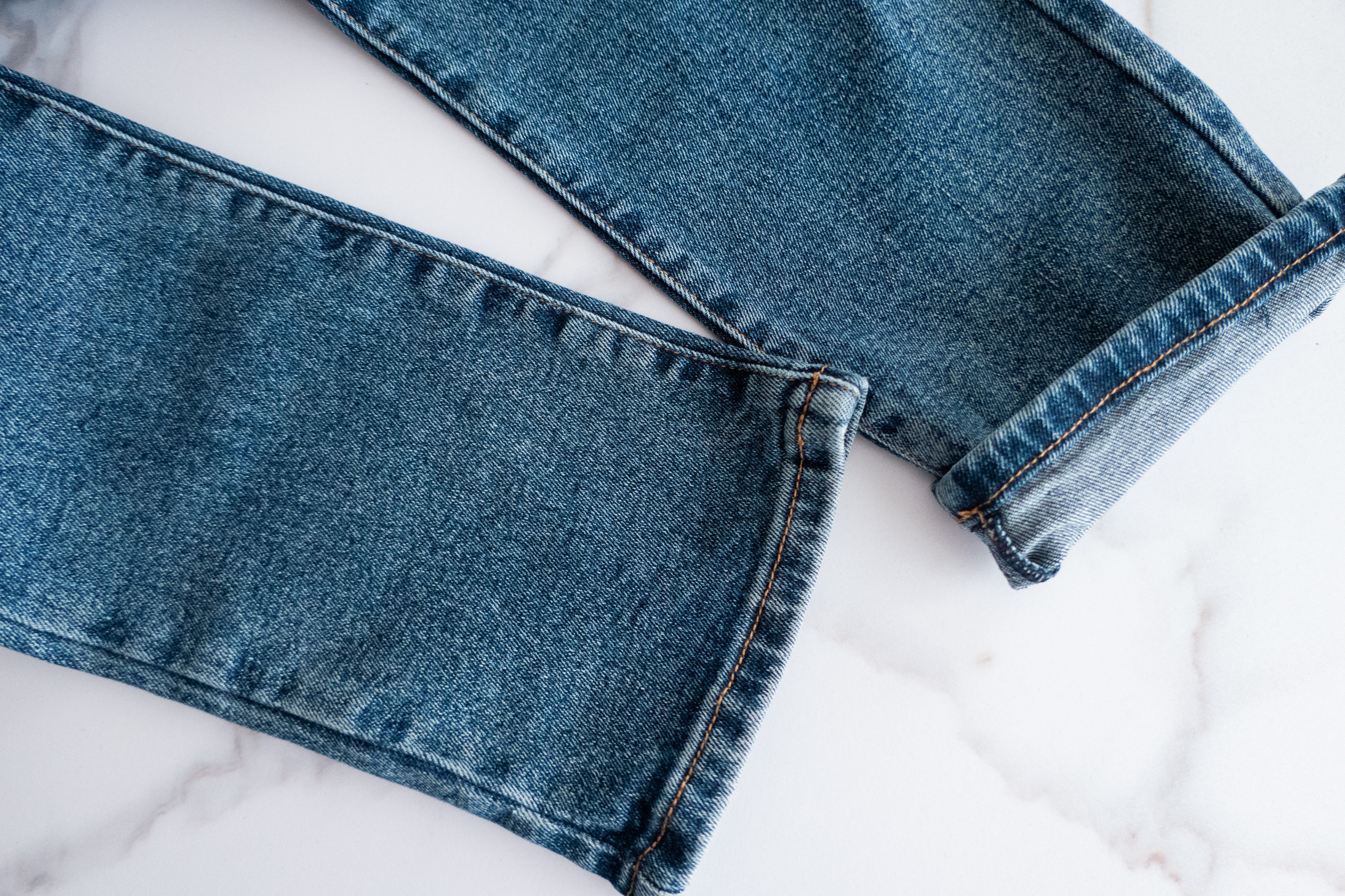 Rosegold Button 全條彈性玫瑰金鈕扣修身直腳, Jeans/ PT8365