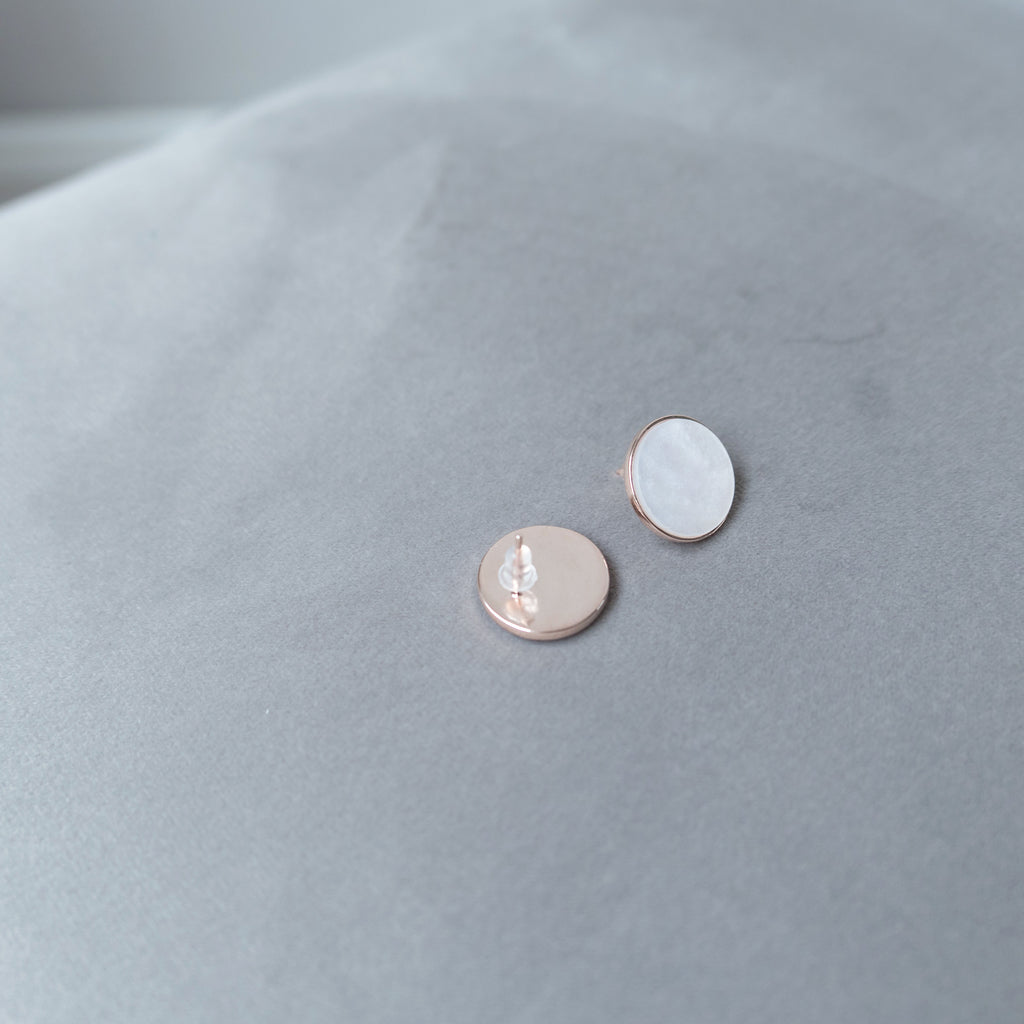 Round Shell Stone, Earrings/ ER8285