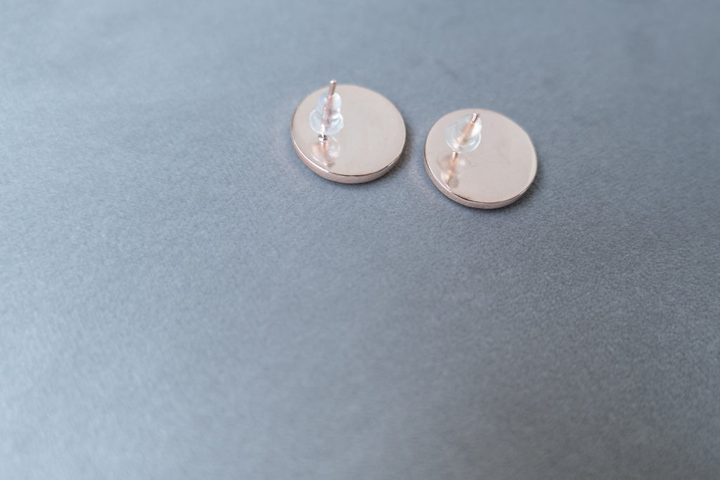 Round Shell Stone, Earrings/ ER8285